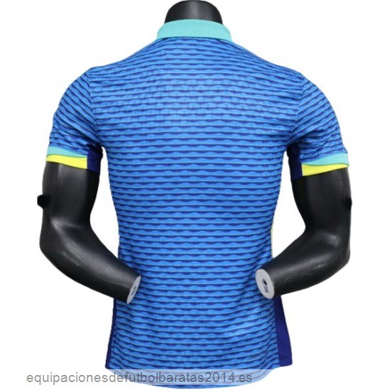 Nuevo 2ª Jugadores Camiseta Brasil 2024 Azul Baratas